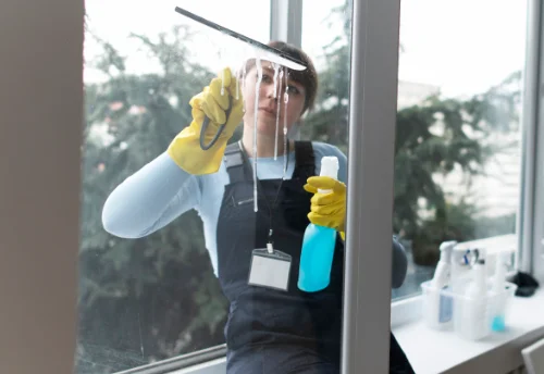 Nettoyage de vitres intérieures et extérieures à Fleuriel